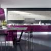 Kitchen with Purple